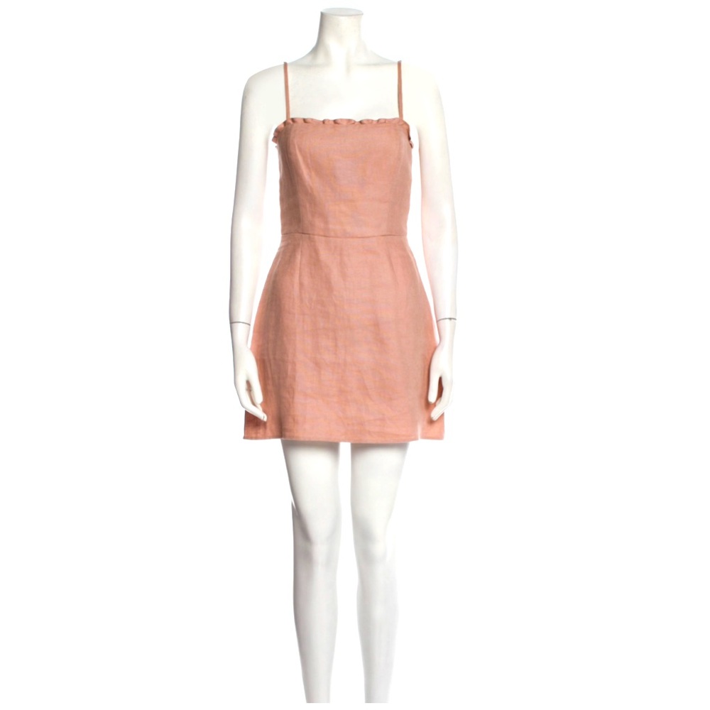 REFORMATION Square Neckline Mini Dress